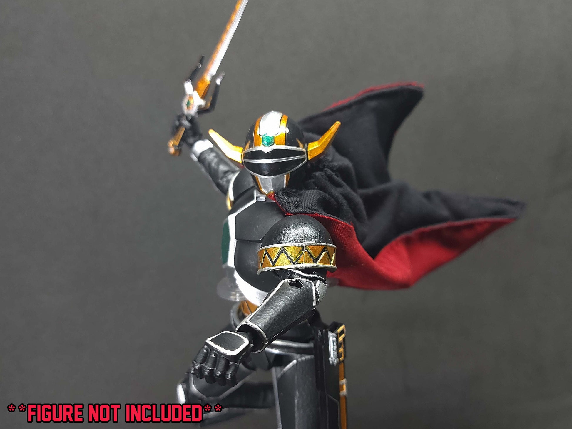 Power Rangers Lost Galaxy - Lightning Collection Magna Defender Cloth Wired Cape | HandMade