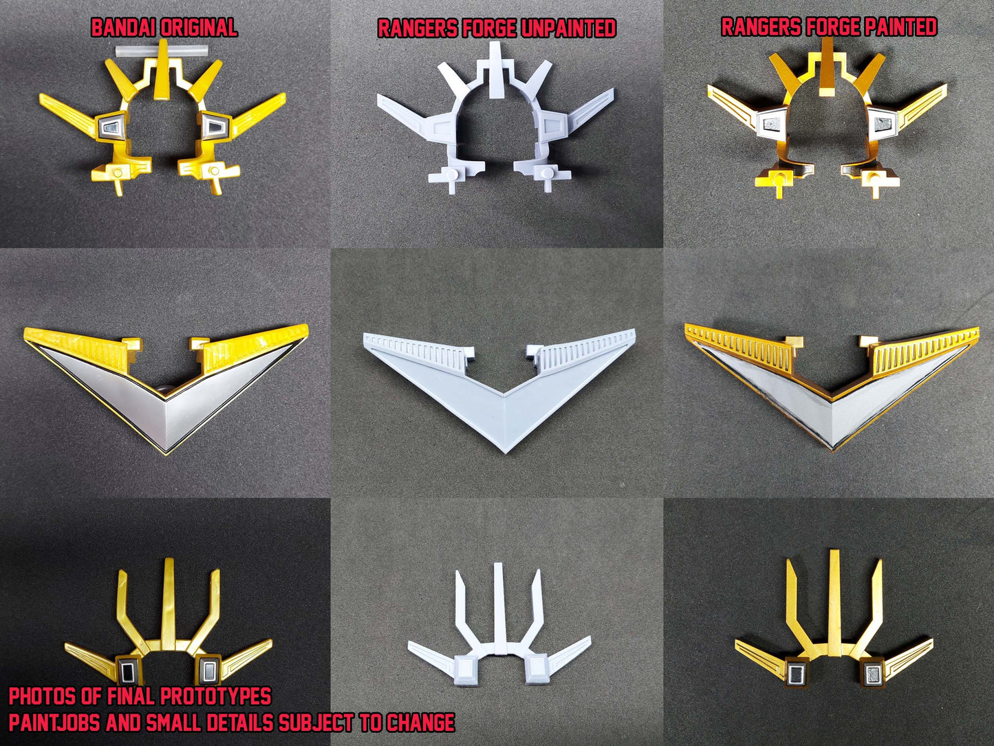 Power Rangers Lost Galaxy Deluxe Galaxy Megazord Lights of Orion Set 3D Printed Parts [1999]