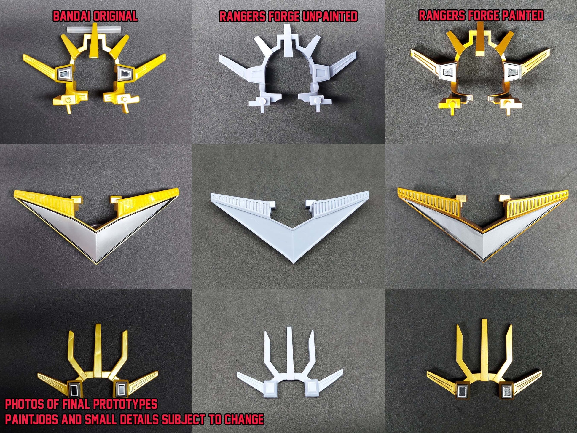 Power Rangers Lost Galaxy Deluxe Galaxy Megazord Lights of Orion Set 3D Printed Parts [1999]