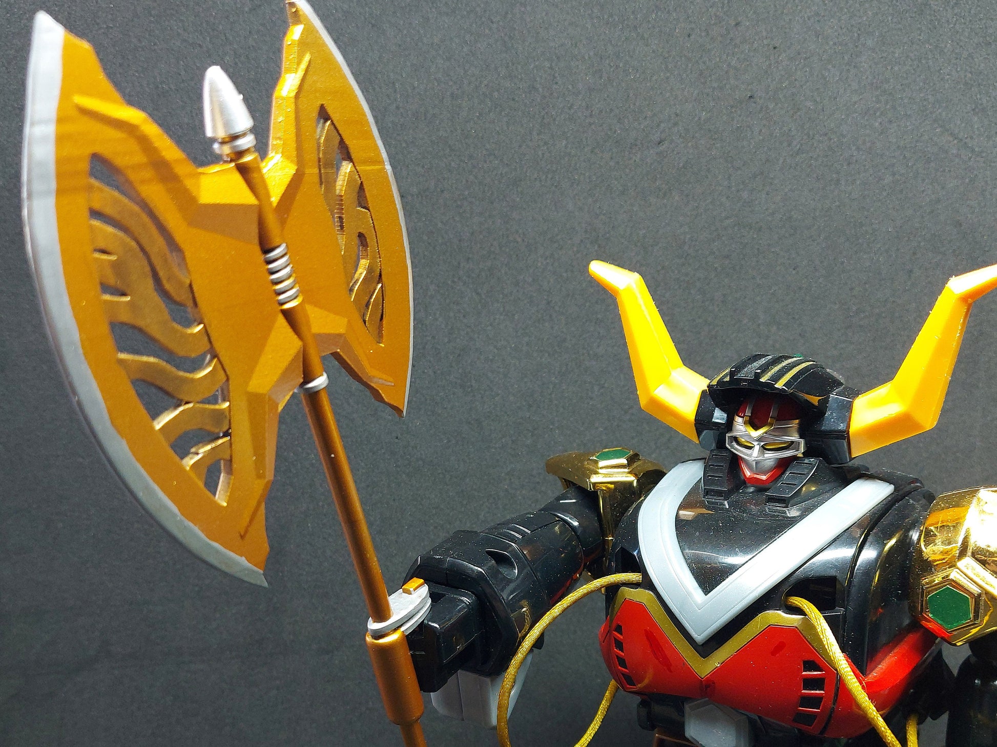 Power Rangers Lost Galaxy Deluxe Torrozord Lights of Orion Axe 3D Printed Parts [1999]