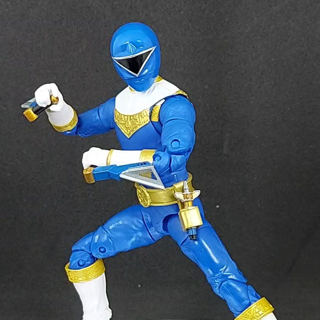 Power Rangers Zeo - Zeo Blue Tonfas - Lightning Collection Accessories
