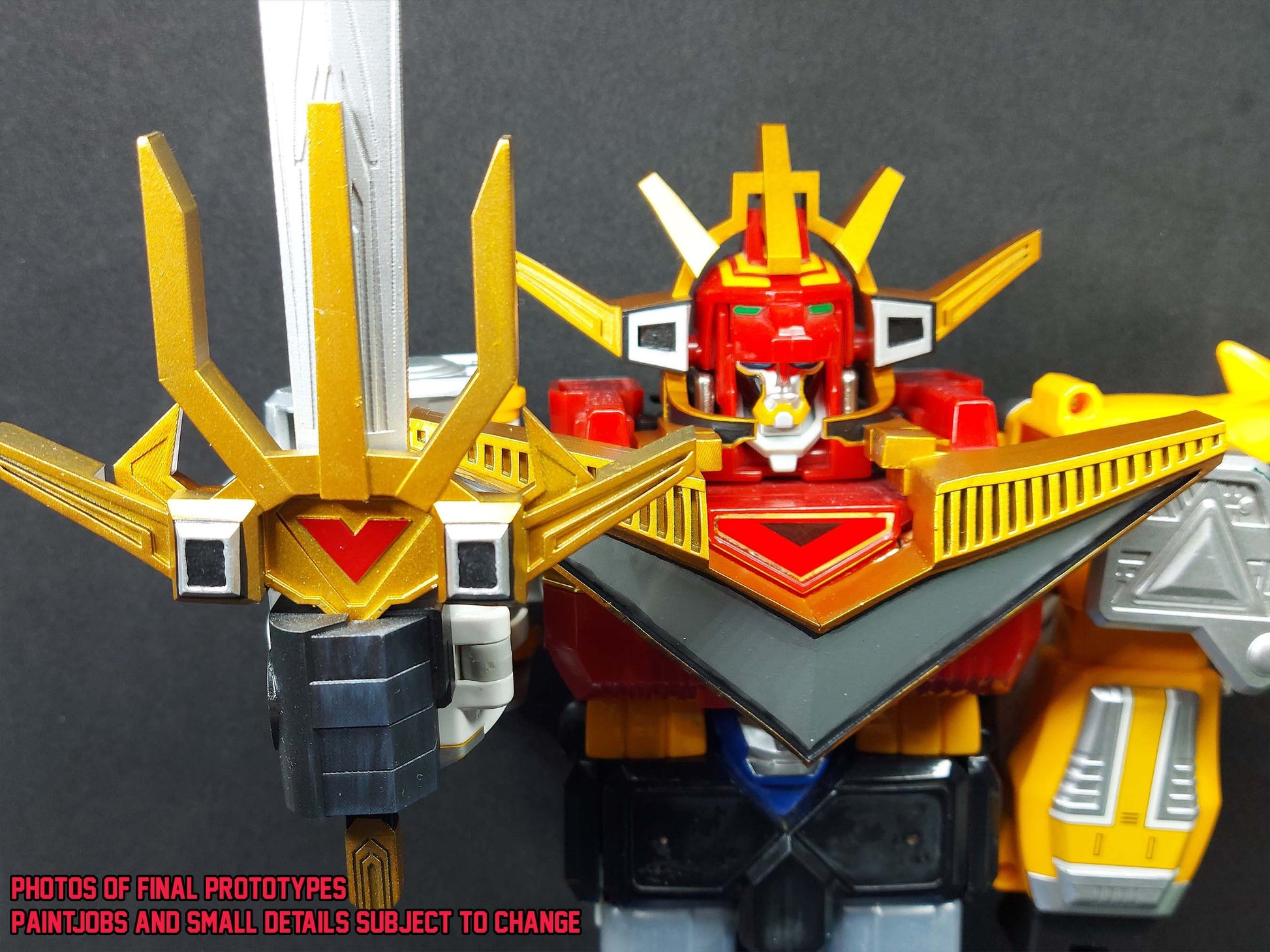 Power Rangers Lost Galaxy Deluxe Galaxy Megazord Lights of Orion Set 3D Printed Parts [1999]