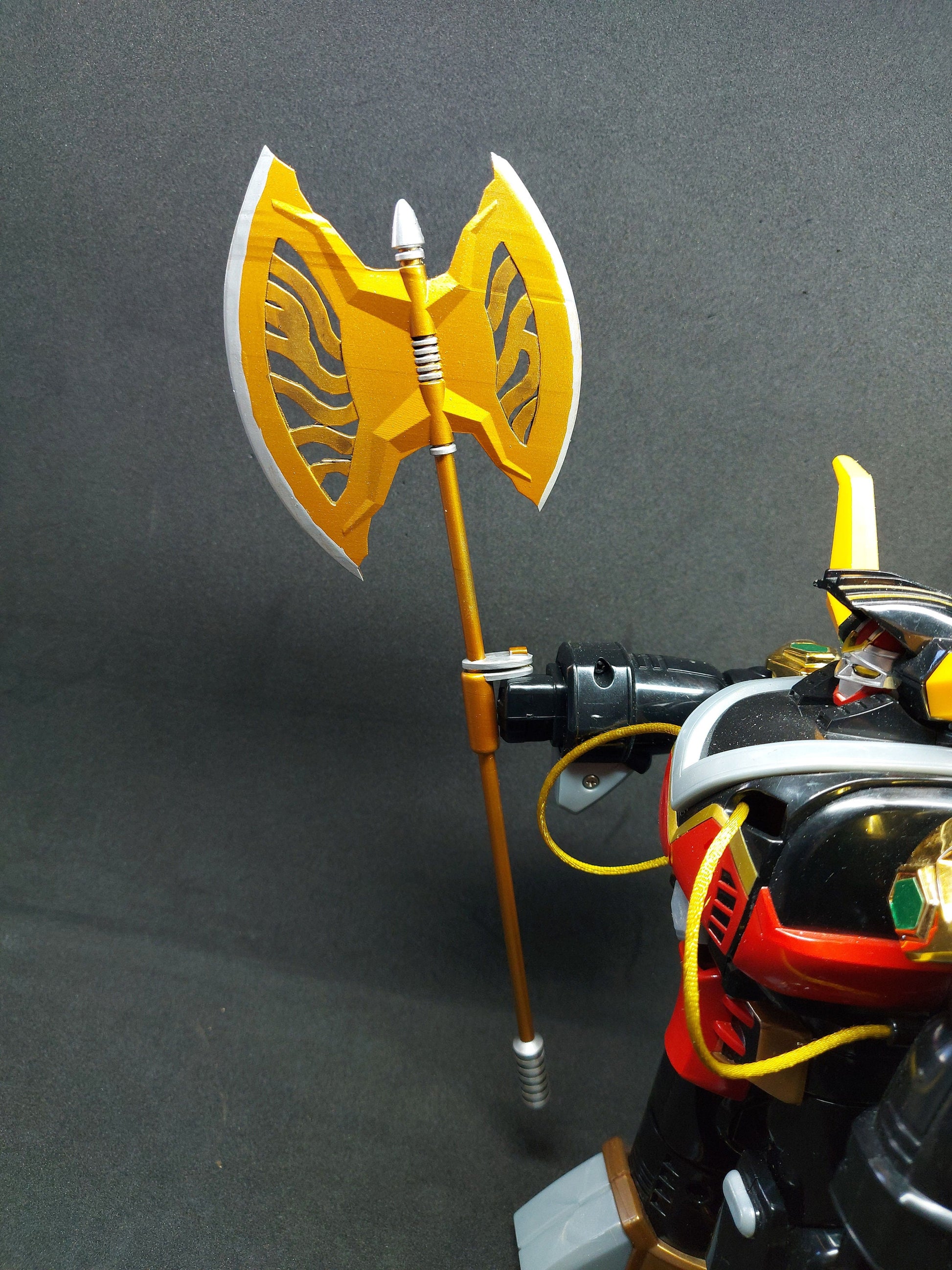 Power Rangers Lost Galaxy Deluxe Torrozord Lights of Orion Axe 3D Printed Parts [1999]