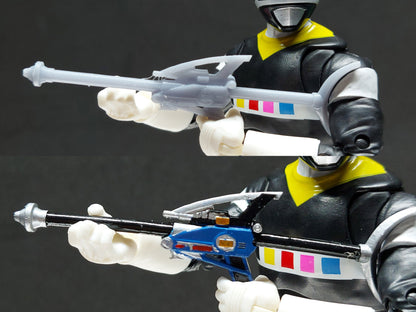 Power Rangers In Space - Combined Weapons | Quadro Blaster | Astro Axe | Lunar Lance | Satellite Stunner | Star Slinger | Spiral Saber
