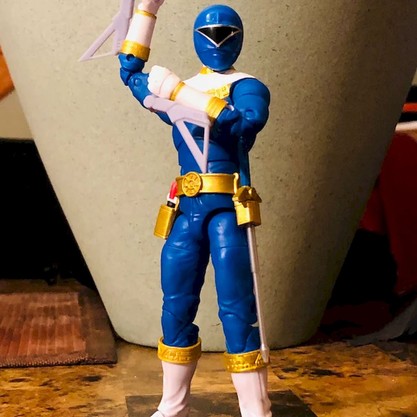 Power Rangers Zeo - Zeo Blue Tonfas - Lightning Collection Accessories
