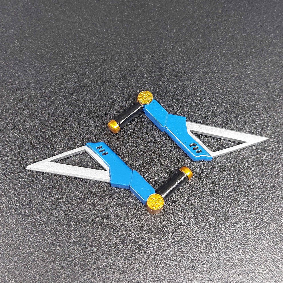 Power Rangers Zeo - Zeo Blue Tonfas - Lightning Collection Accessories ...