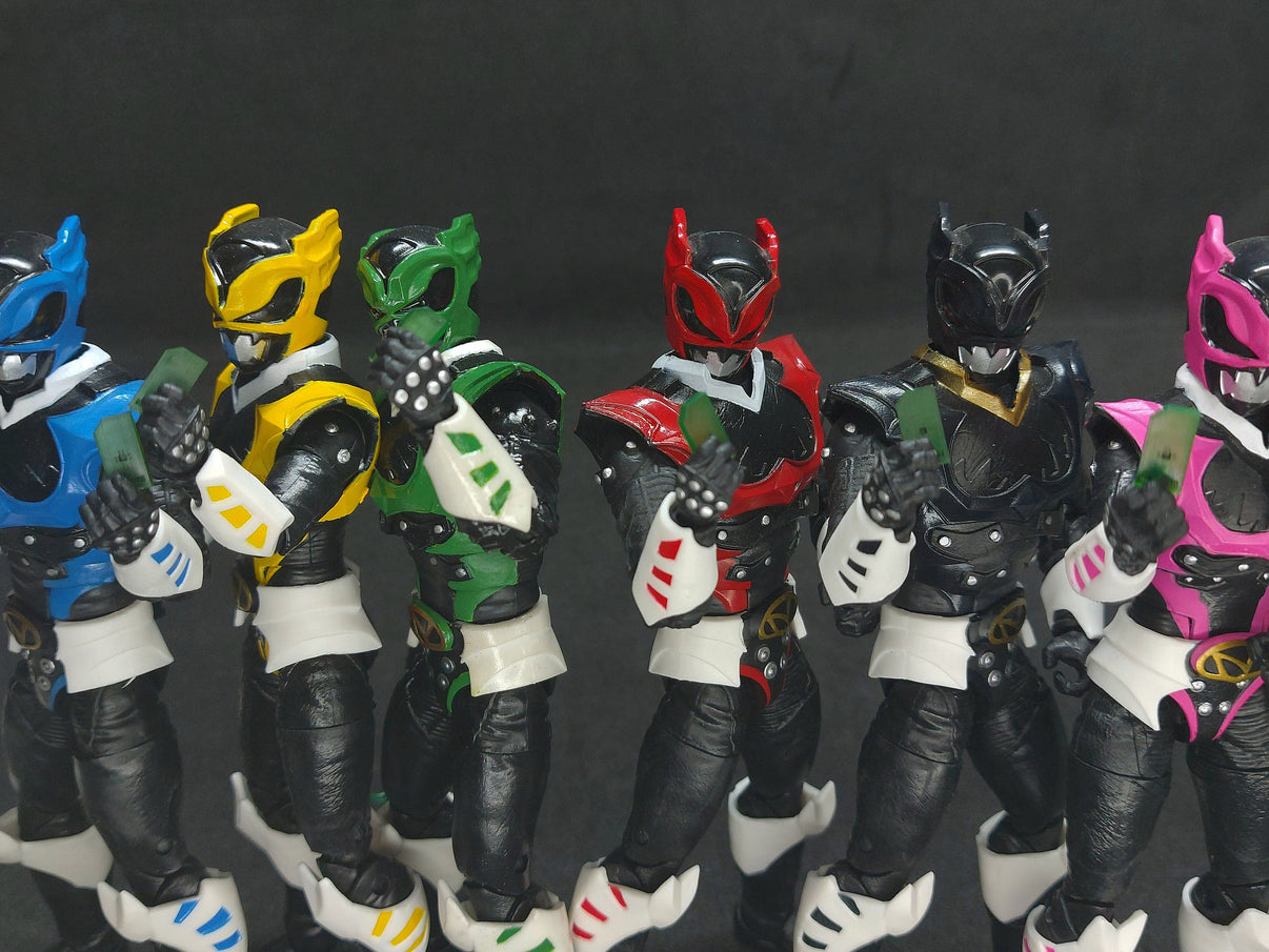 Power Rangers In Space - Psycho Data Cards - Lightning Collection Acce ...