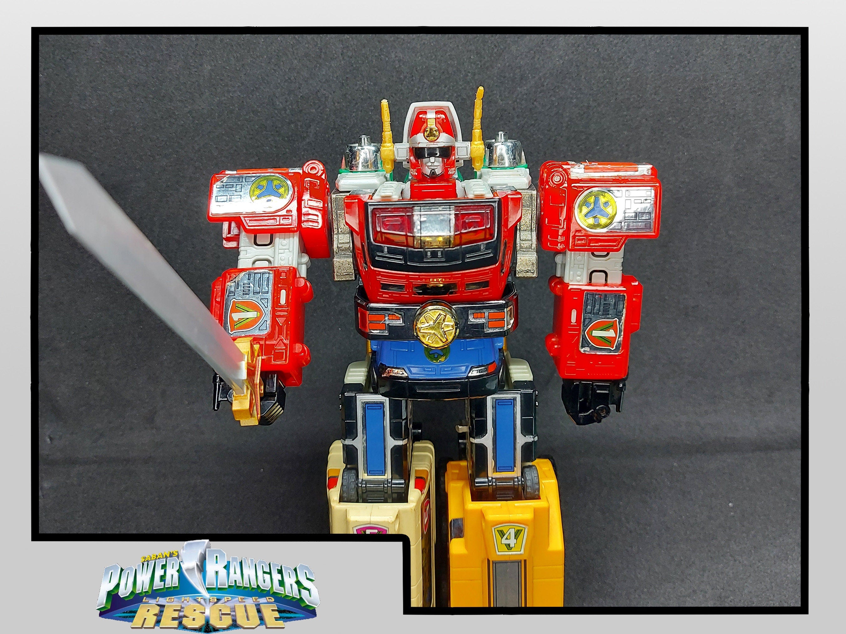 Power Rangers Lightspeed Rescue Deluxe Megazord 3D Printed Parts [2000 ...