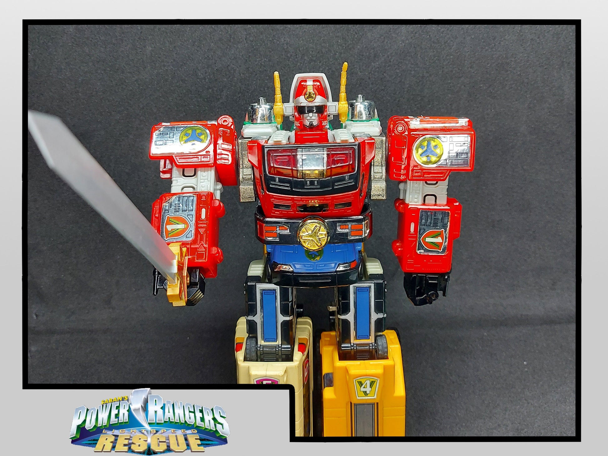 Power Rangers Lightspeed Rescue Deluxe Megazord 3D Printed Parts [2000]