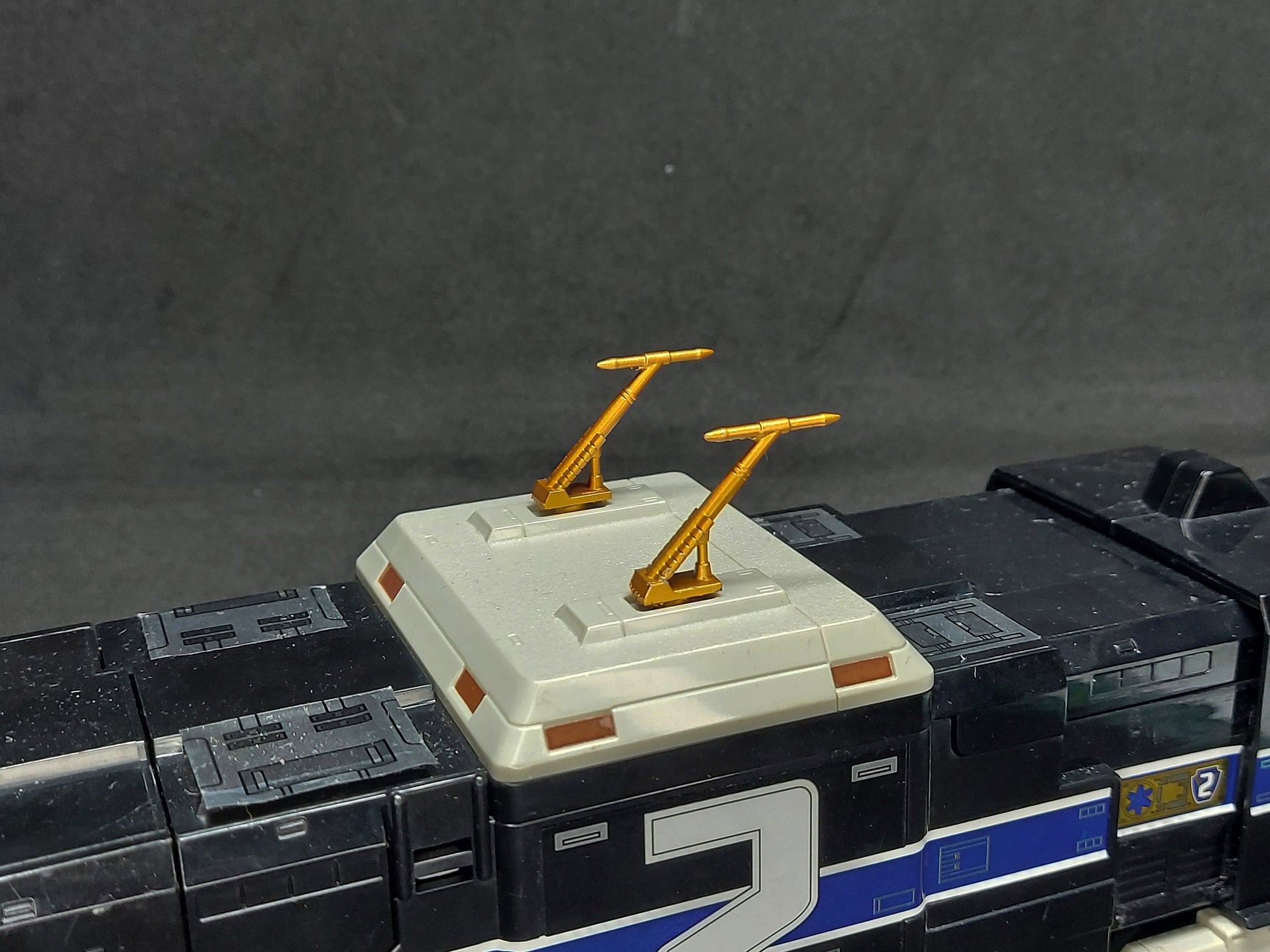 Power Rangers Lightspeed Rescue Deluxe Supertrain Megazord 3D Printed Parts [2000]