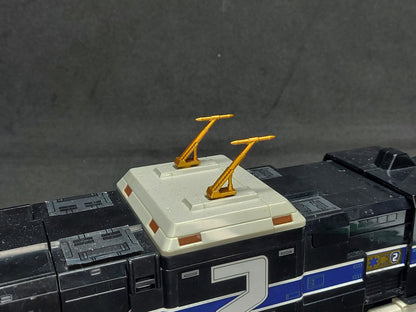 Power Rangers Lightspeed Rescue Deluxe Supertrain Megazord 3D Printed Parts [2000]