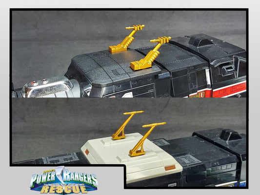 Power Rangers Lightspeed Rescue Deluxe Supertrain Megazord 3D Printed Parts [2000]