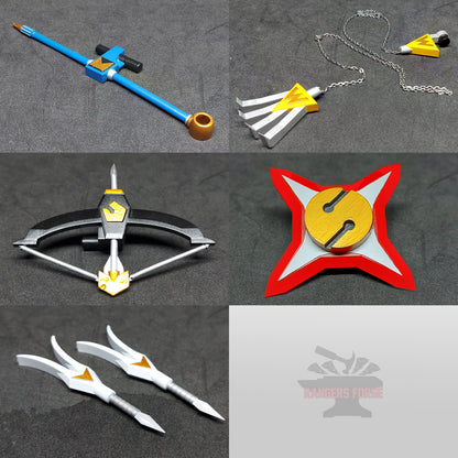 Mighty Morphin Power Rangers Battle Borgs 3D Printed Parts [1995]