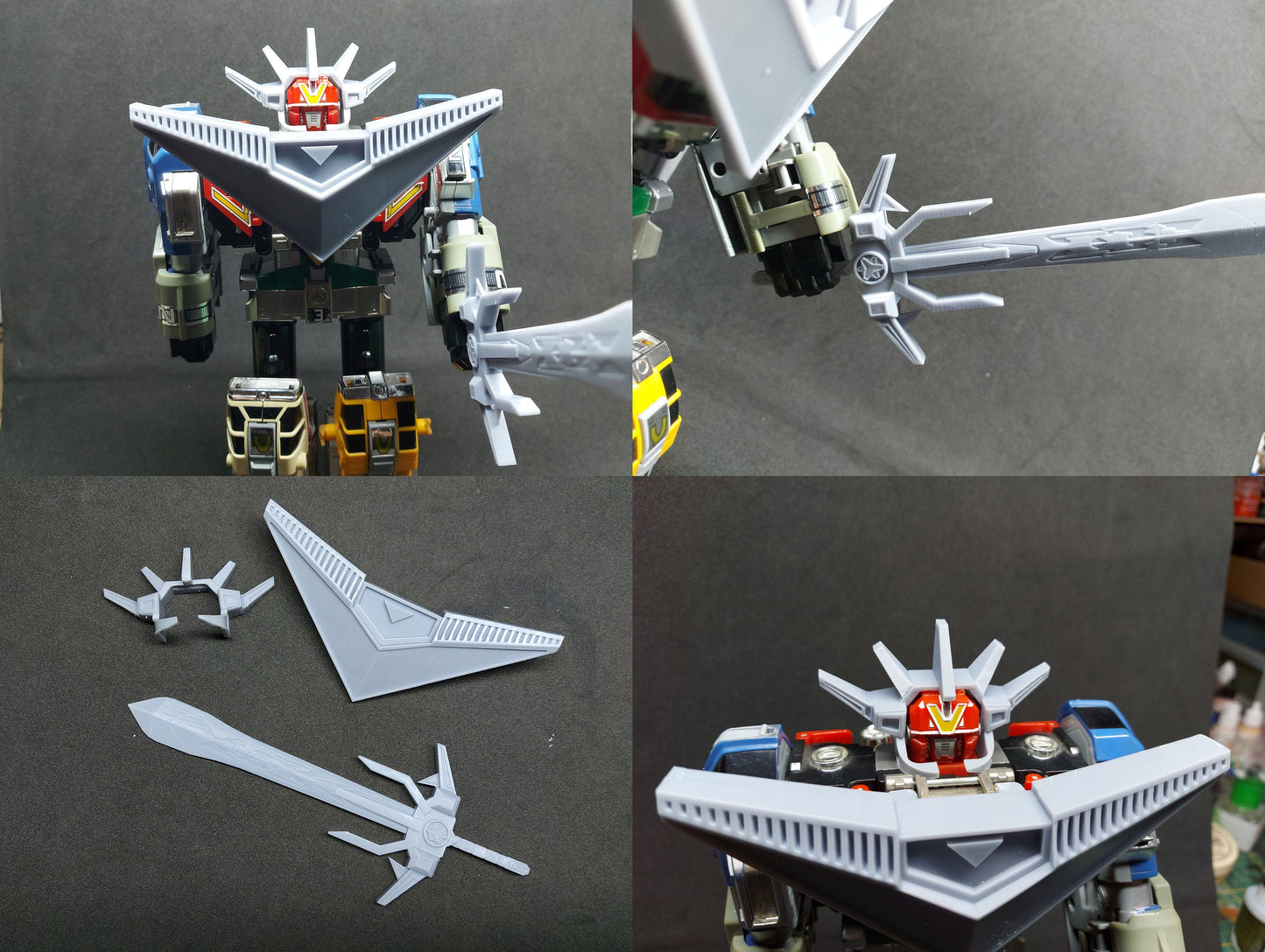 Power Rangers Lightspeed Rescue Deluxe Omega Megazord - Lights of Orion | 3D Printed Parts [2000]
