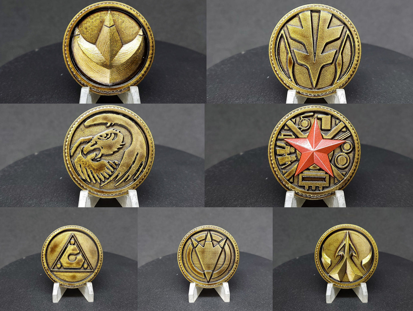 Power Rangers - Master Morpher Tommy Oliver Power 3D Printed Coins [Legacy Morpher - Lightning Collection Morpher - Classic 1993 Morpher]