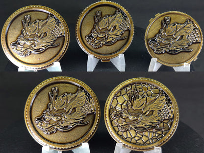 Gosei Sentai Dairanger Lai Lai Crystal Power Coins [Legacy Morpher - Lightning Collection Morpher - Classic 1993 Morpher]