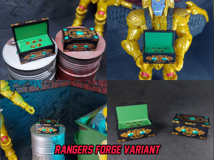 Mighty Morphin Power Rangers - Lightning Collection Accessories - Golder / Grifforzer Coin Box | Created by KBM_Props