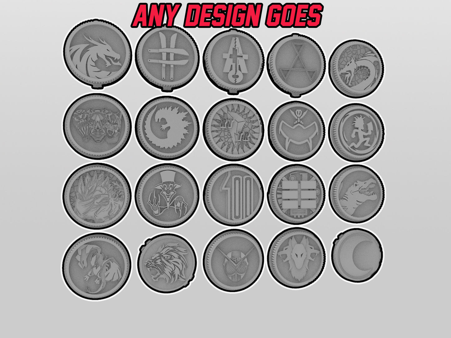 Custom Power Coins [Legacy Morpher, 1993 Morpher, Lightning Collection Morpher]