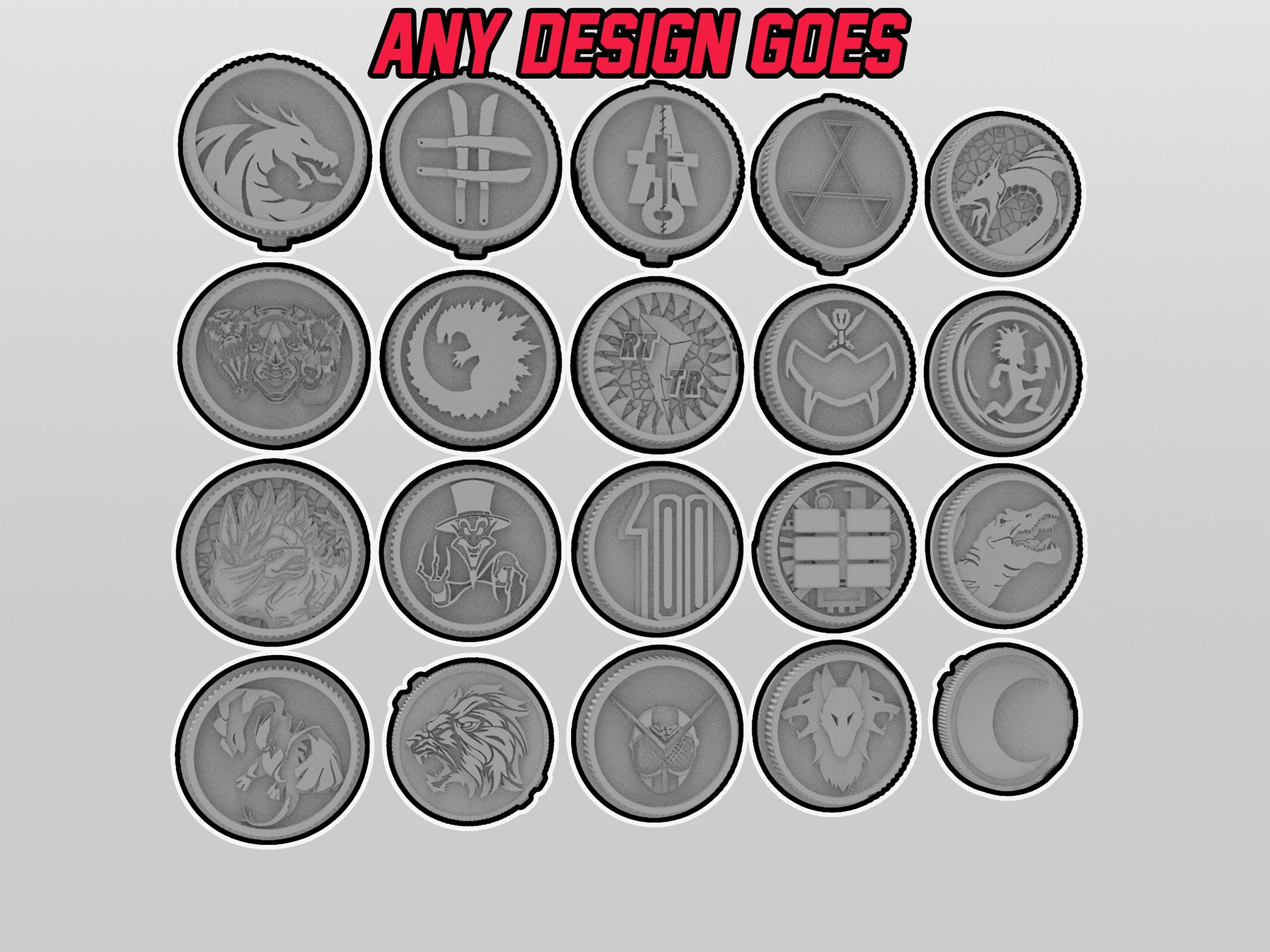 Custom Power Coins [Legacy Morpher, 1993 Morpher, Lightning Collection Morpher]