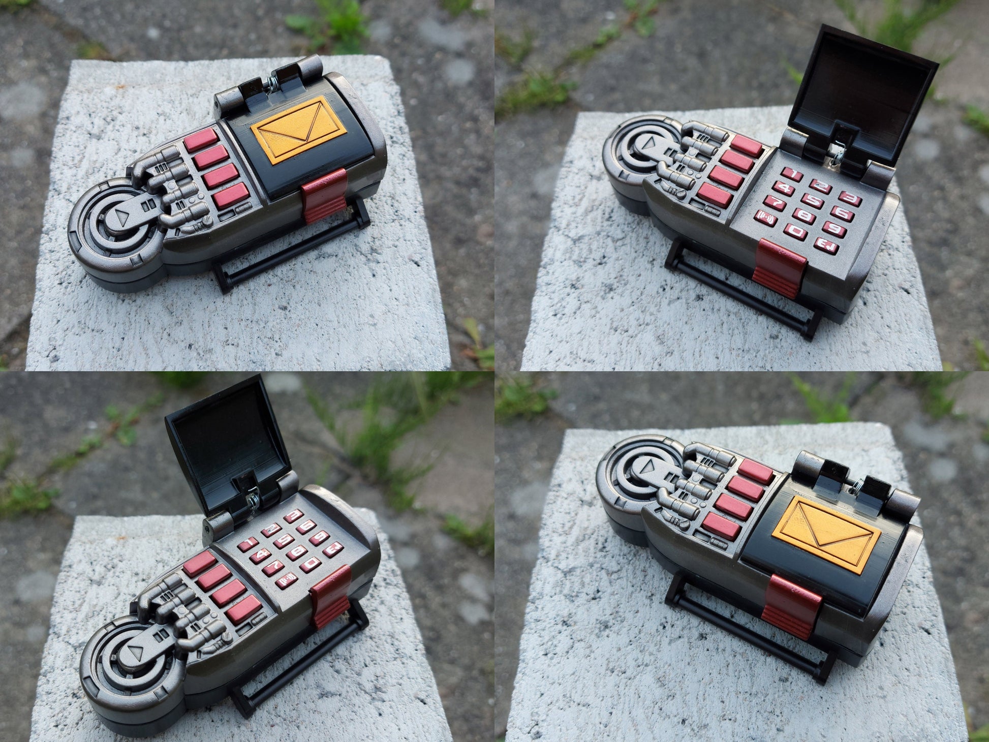 3D Printed & Painted Power Rangers Astro Morpher / Degitaizer Megaranger | Display Prop