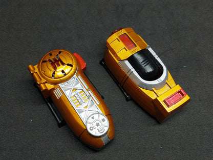 3D Printed & Painted Power Rangers Zeo - Gold Zeonizer / Ohranger - Gold Power Brace | Display Prop