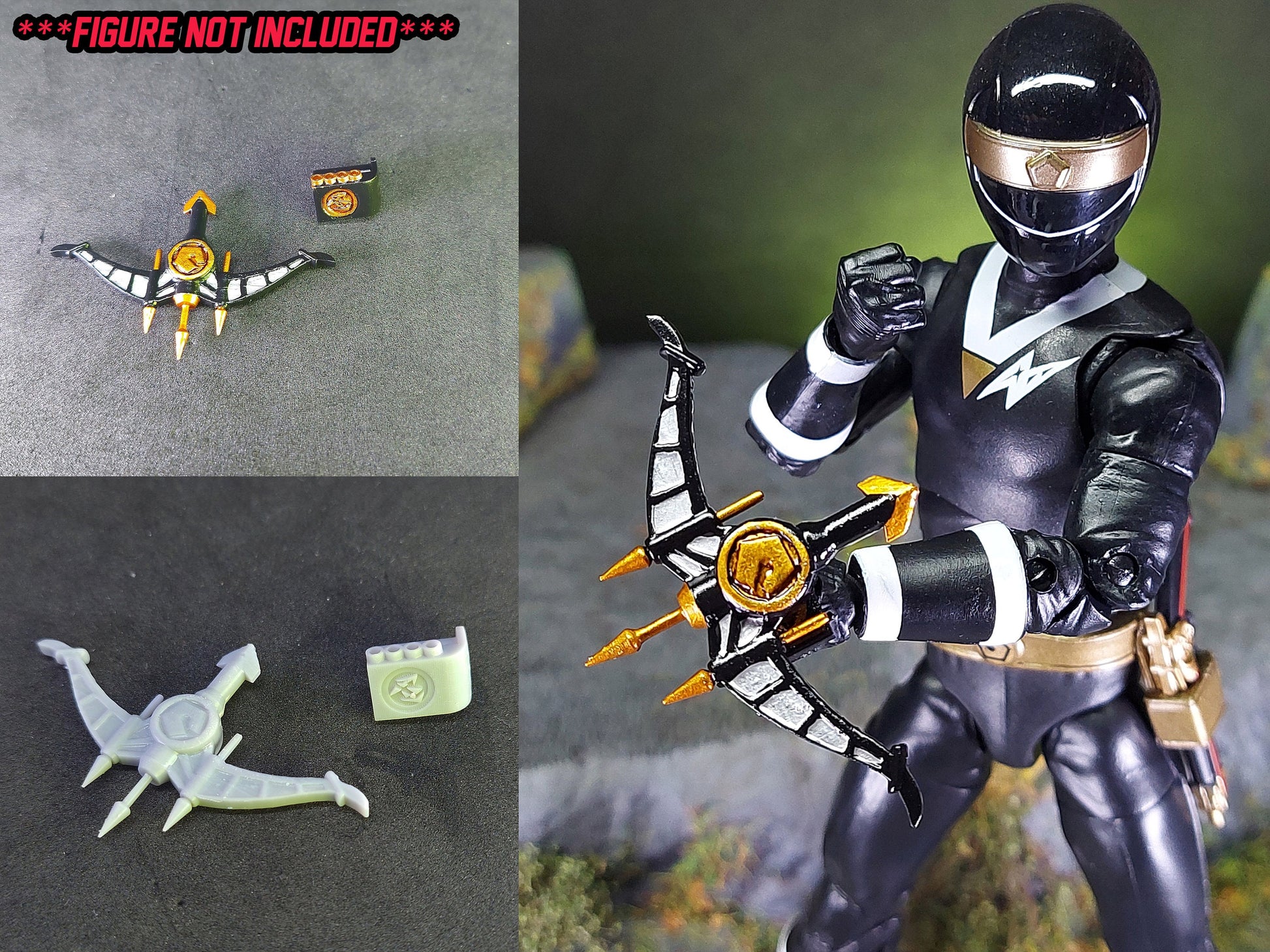 Power Rangers Alien Rangers - Ninja Sentai Kakuranger | Lightning Collection | Weapons Sets