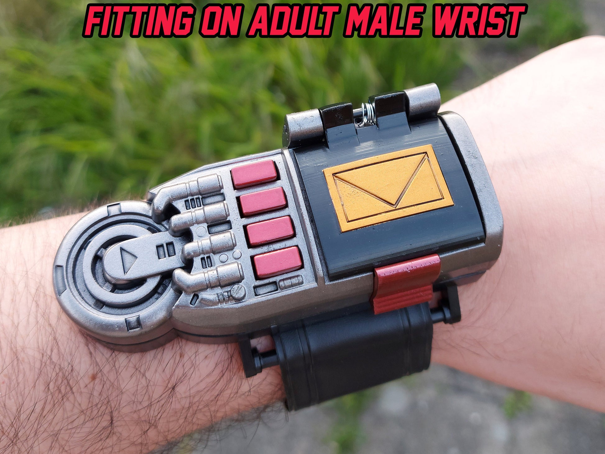 3D Printed & Painted Power Rangers Astro Morpher / Degitaizer Megaranger | Display Prop