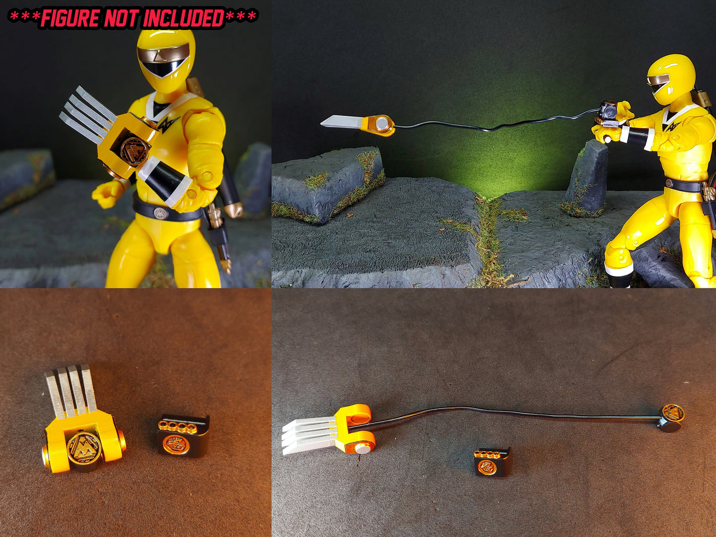 Power Rangers Alien Rangers - Ninja Sentai Kakuranger | Lightning Collection | Weapons Sets