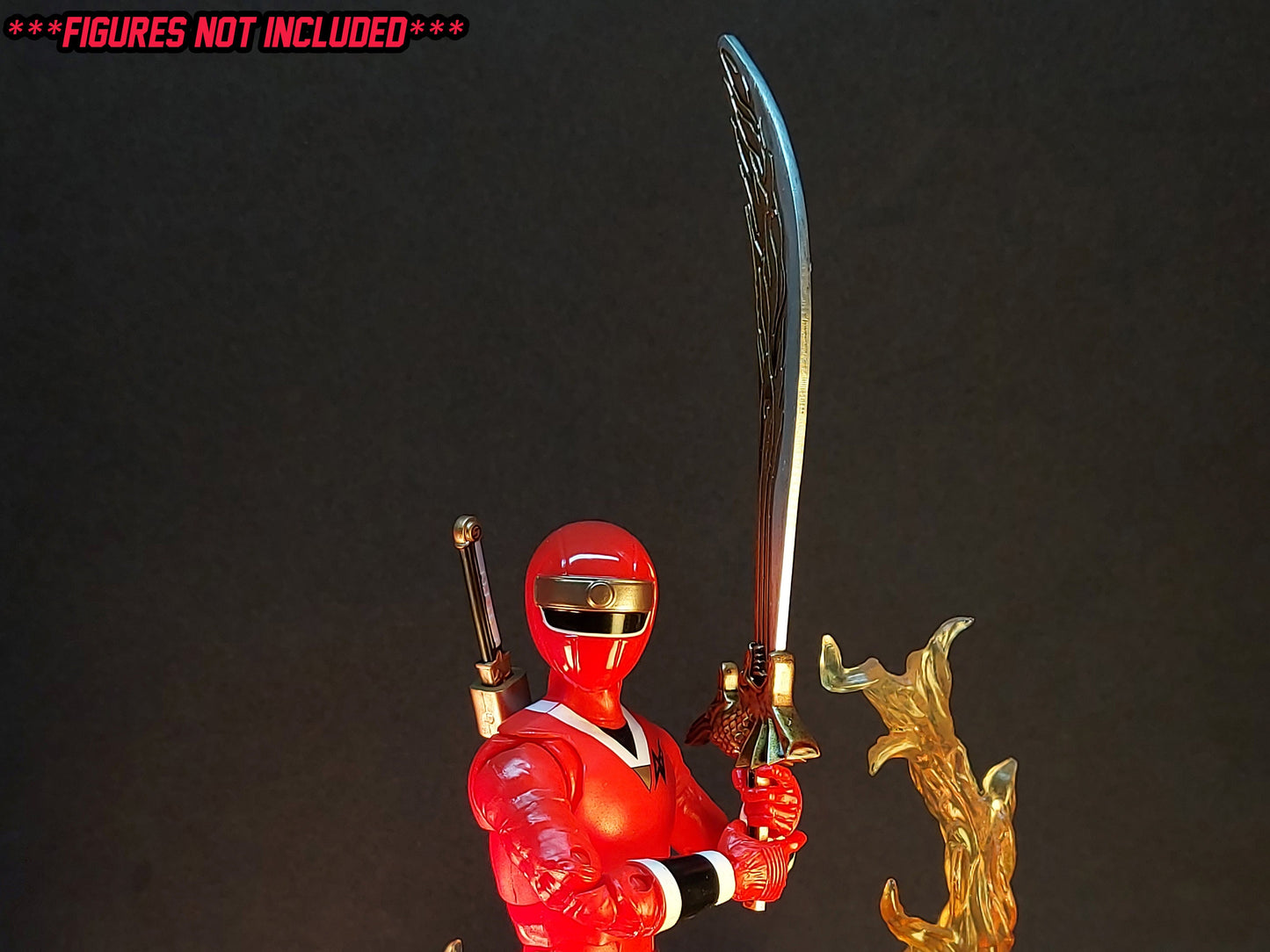 Power Rangers Alien Rangers - Ninja Sentai Kakuranger | Lightning Collection | Flaming Shogun Sword