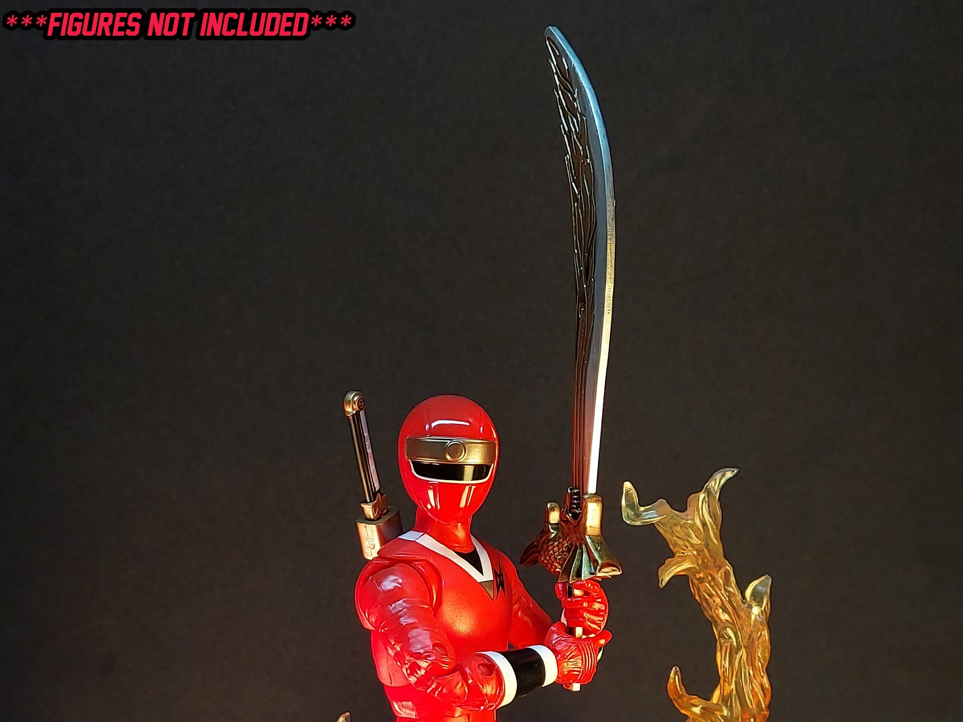 Power Rangers Alien Rangers - Ninja Sentai Kakuranger | Lightning Collection | Flaming Shogun Sword