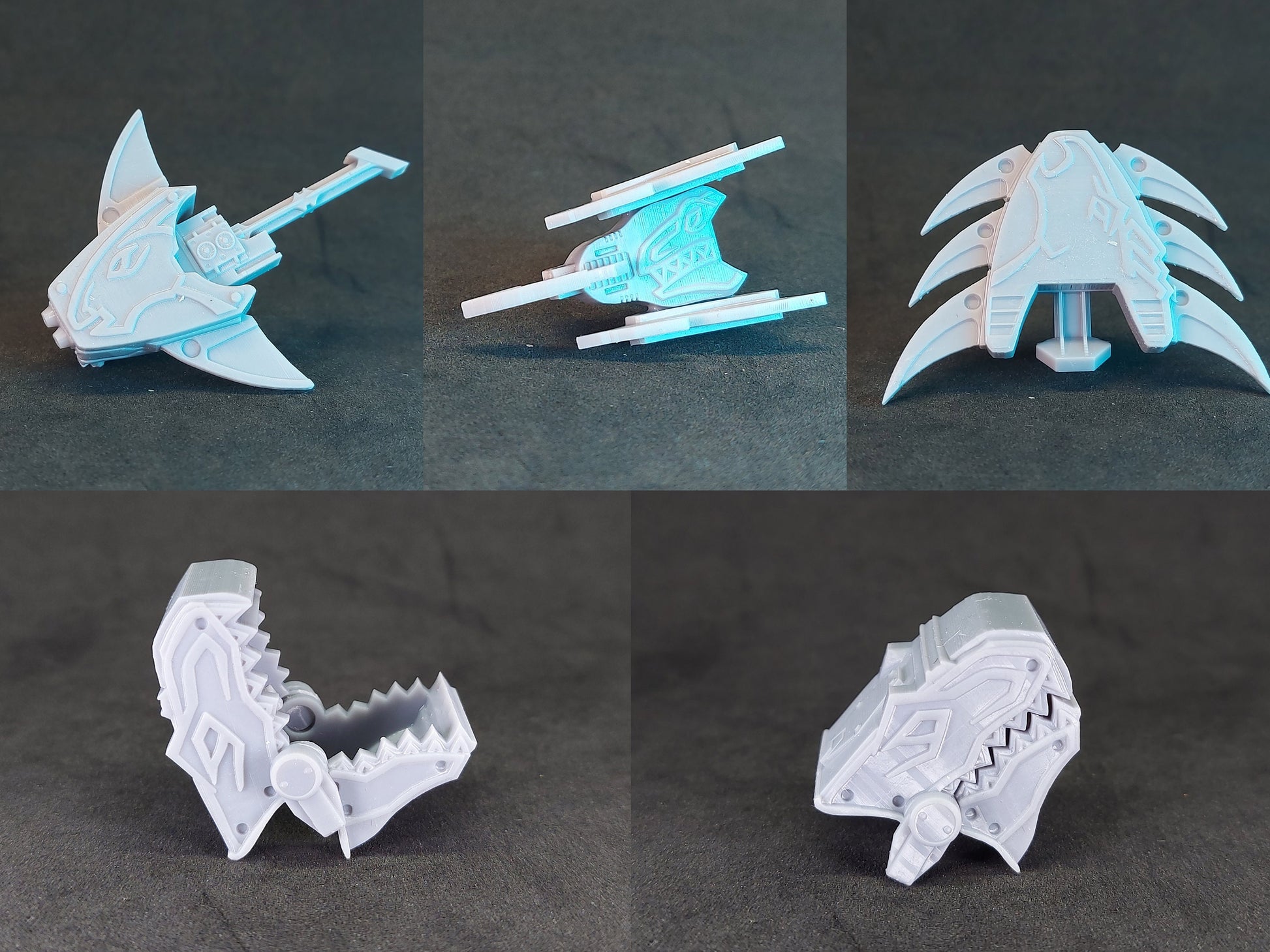 Power Rangers Dino Charge - Kyoryuger - Lightning Collection Weapons | T-Rex Smasher | Para Chopper | Raptor Claw | Stego Shield