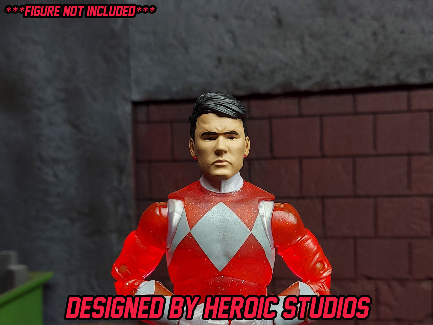 Jason Lee Scott Headsculpt | Lightning Collection Accesory | 3D Printed | Created by Heroic Studios