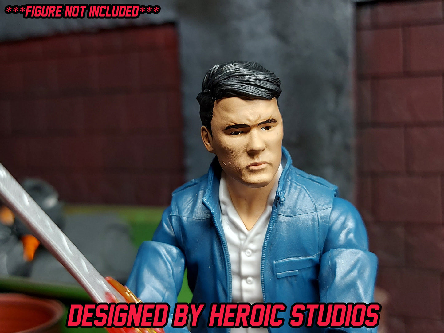 Jason Lee Scott Headsculpt | Lightning Collection Accesory | 3D Printed | Created by Heroic Studios