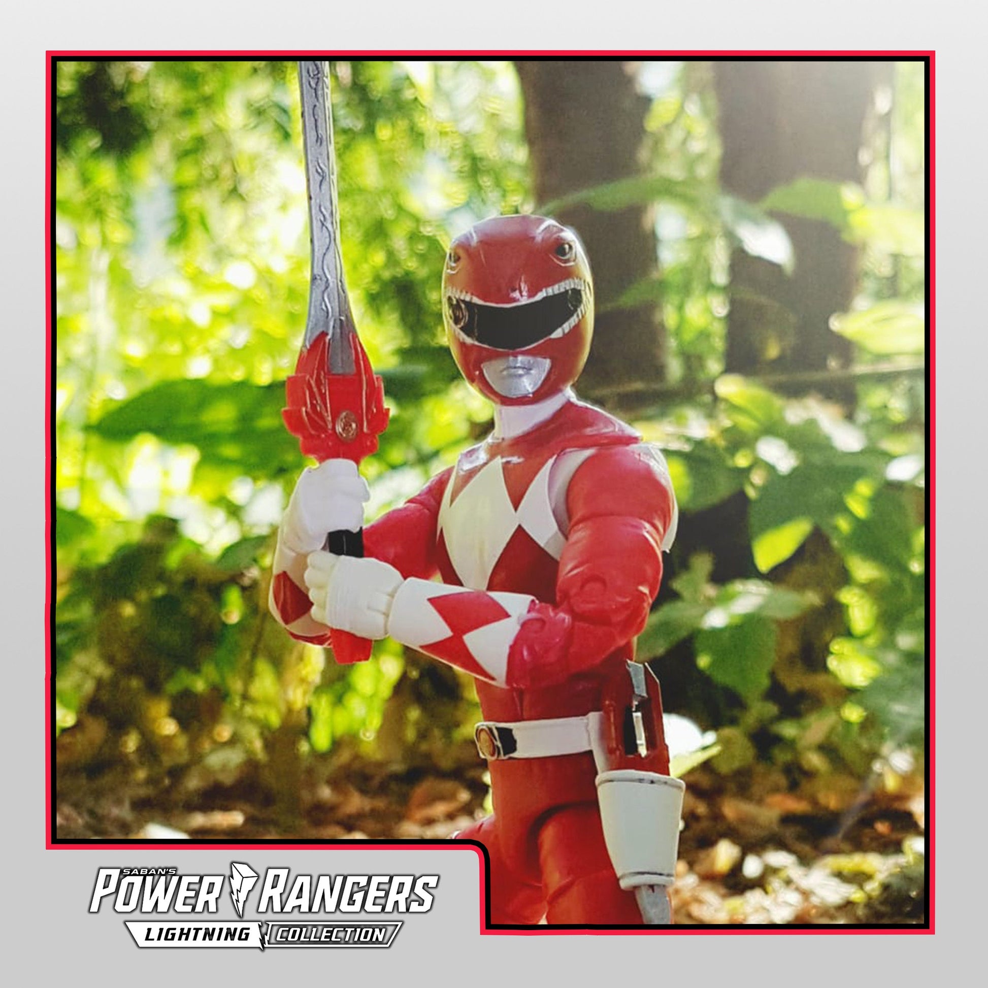 Mighty Morphin Power Rangers - Lightning Collection Red Ranger Painted Helmet Replacement