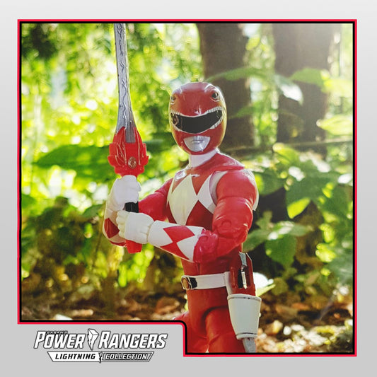 Mighty Morphin Power Rangers - Lightning Collection Red Ranger Painted Helmet Replacement