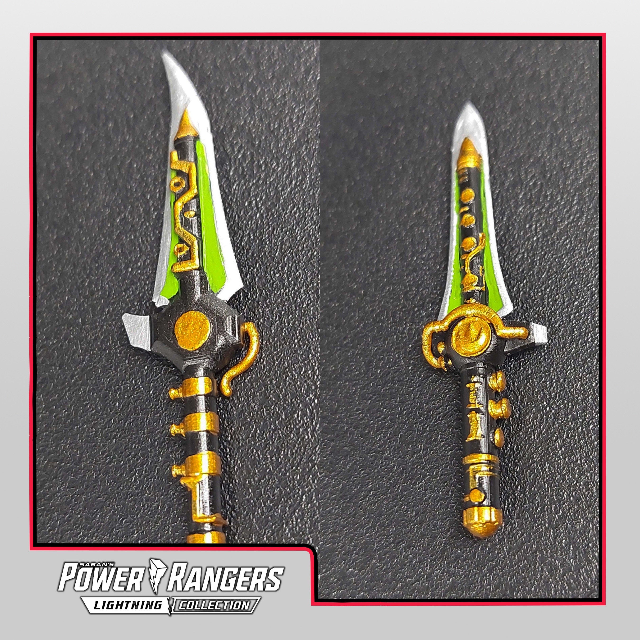 Mighty Morphin Power Rangers - Dragon Dagger - Lightning Collection Ac ...