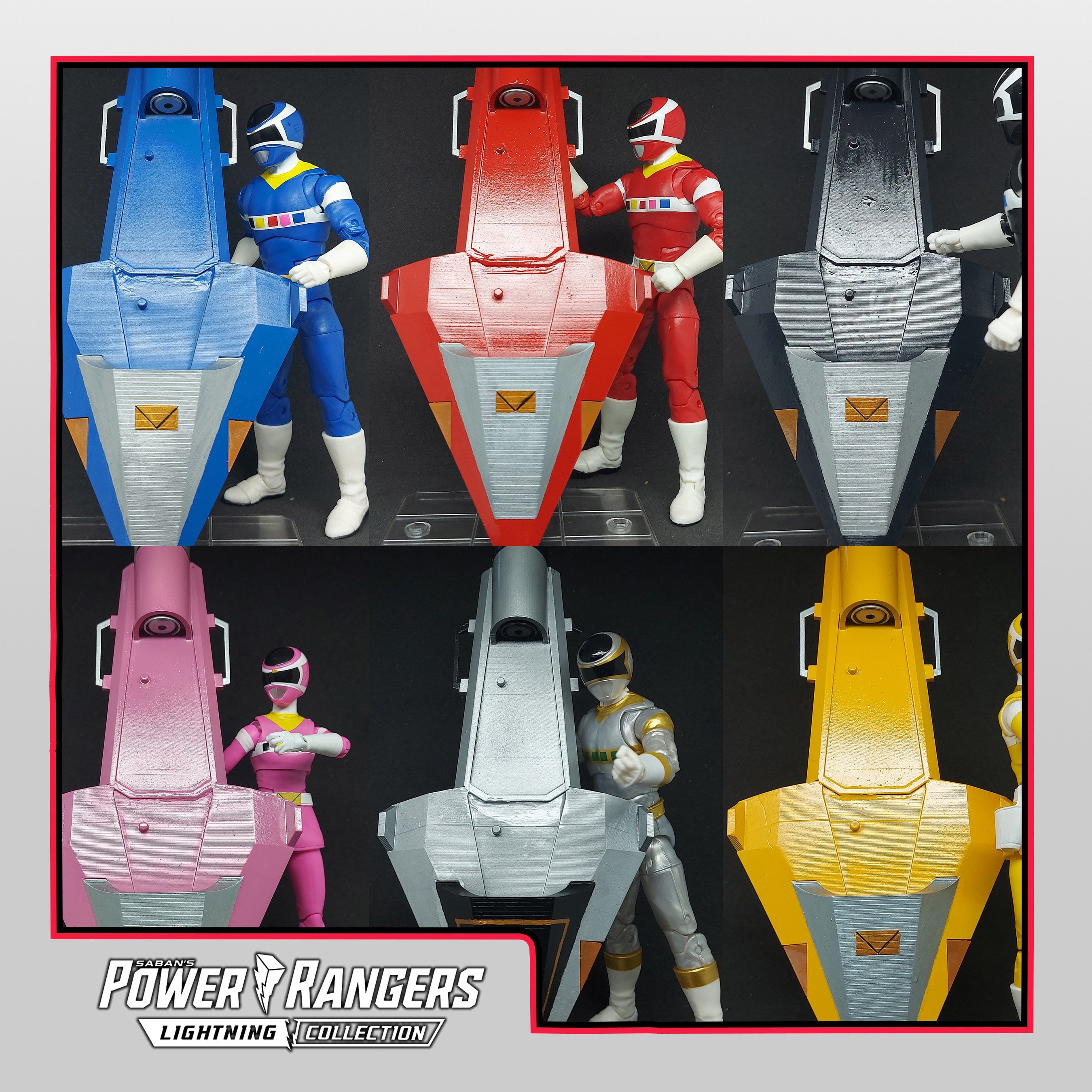 Power Rangers In Space - Galaxy Gliders Lightning Collection – Rangers ...