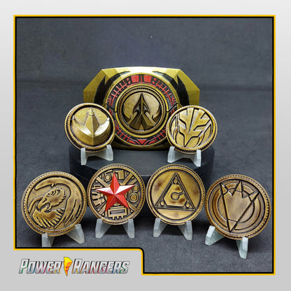 Power Rangers - Master Morpher Tommy Oliver Power 3D Printed Coins [Legacy Morpher - Lightning Collection Morpher - Classic 1993 Morpher]