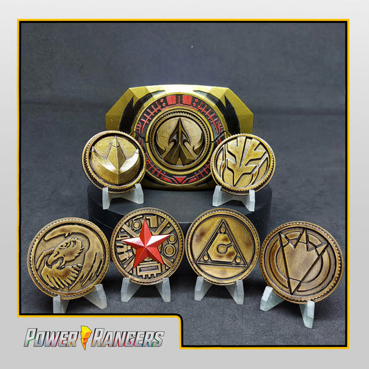 Power Rangers - Master Morpher Tommy Oliver Power 3D Printed Coins [Legacy Morpher - Lightning Collection Morpher - Classic 1993 Morpher]