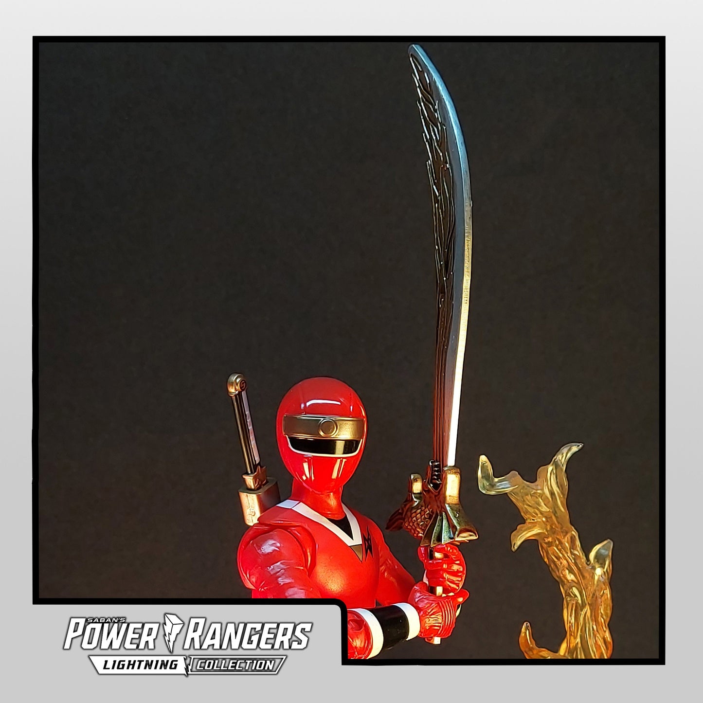 Power Rangers Alien Rangers - Ninja Sentai Kakuranger | Lightning Collection | Flaming Shogun Sword