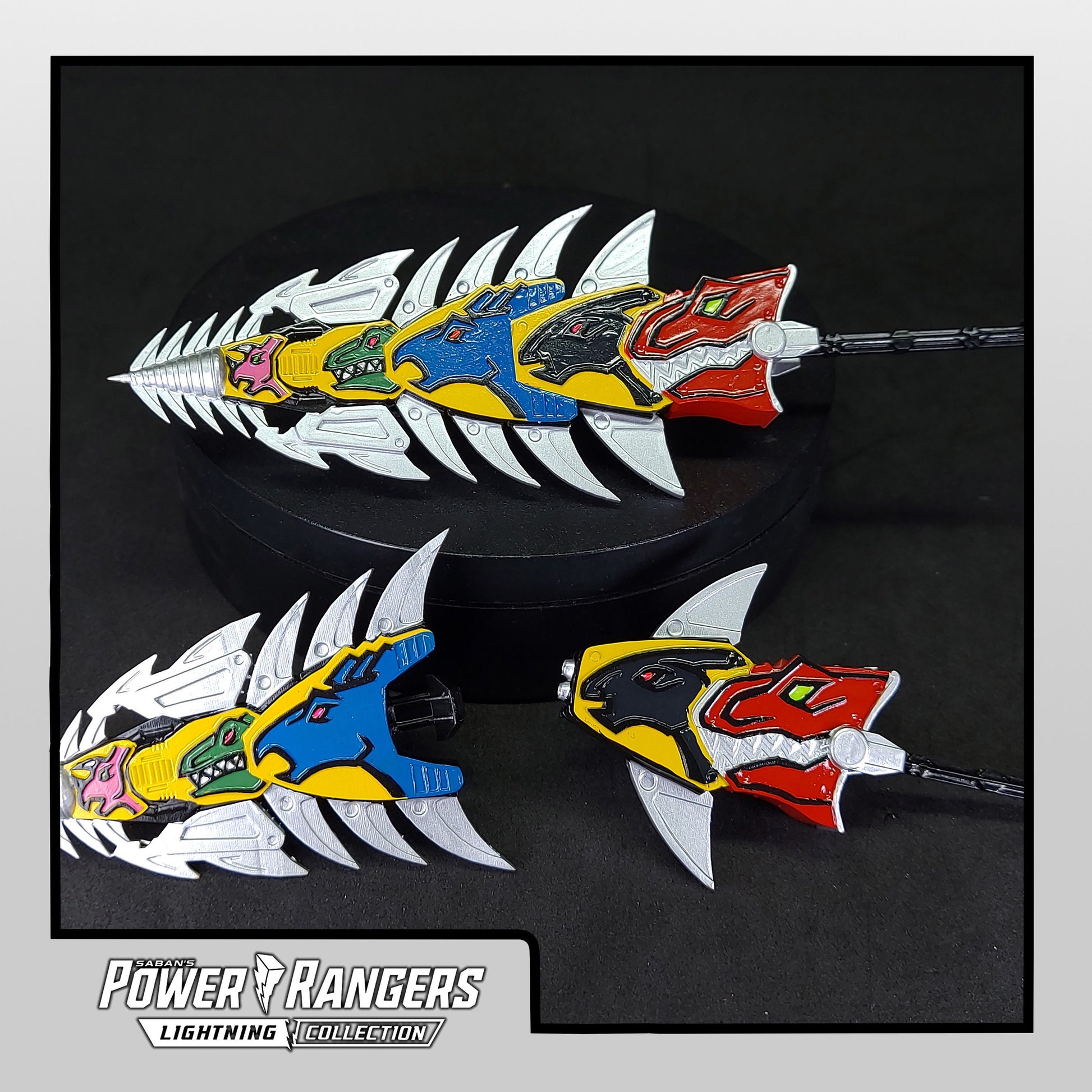 Power Rangers Dino Charge - Zyuden Sentai Kyoryuger - Combined Weapons | Dino Spike | Fang Shot | Lan Slasher