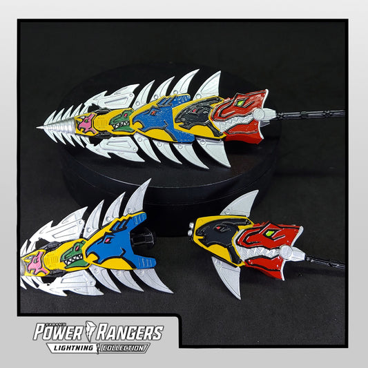 Power Rangers Dino Charge - Zyuden Sentai Kyoryuger - Combined Weapons | Dino Spike | Fang Shot | Lan Slasher