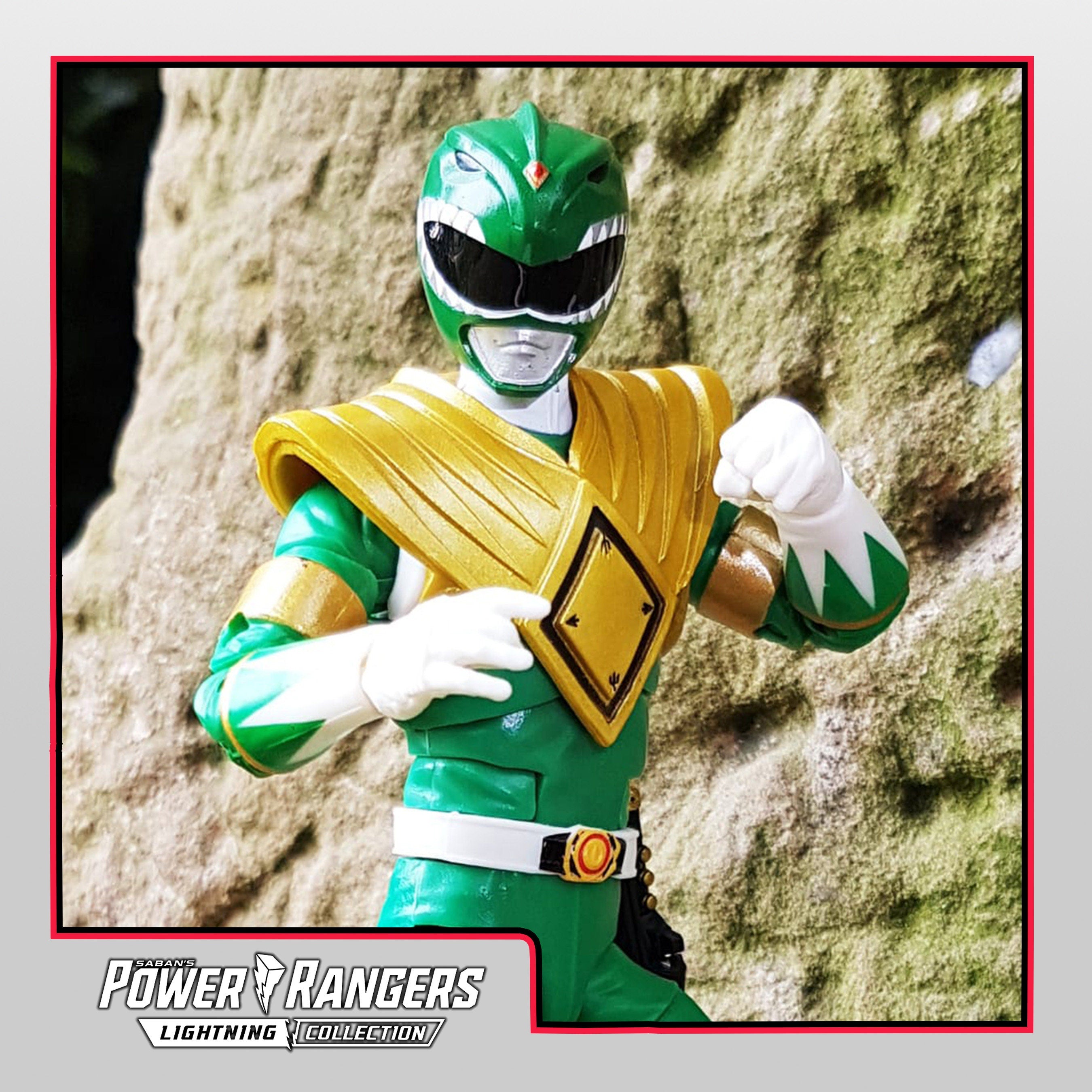 Mighty Morphin Power Rangers - Lightning Collection Green Ranger Paint ...