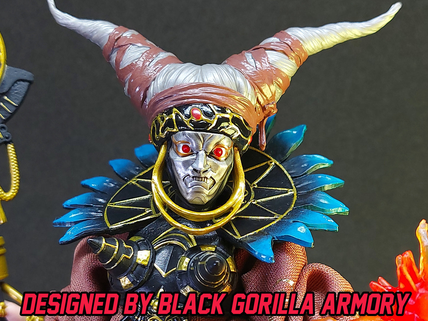 Robo Rita Repulsa Faceplate | Lightning Collection Accesory | 3D Printed | Created by Black Gorilla Armory