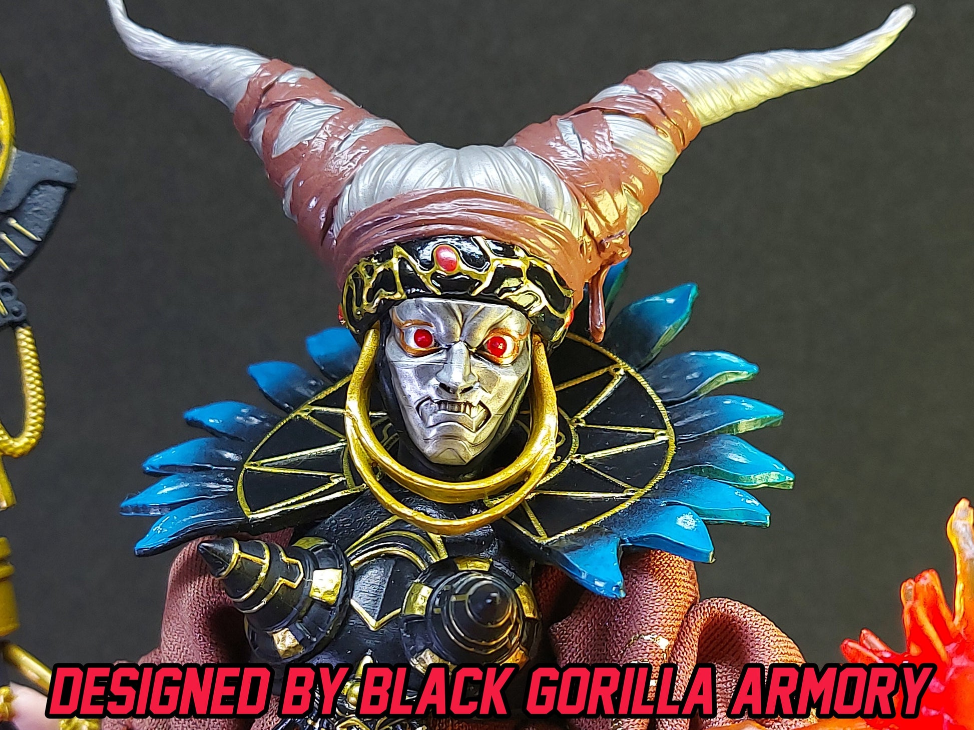 Robo Rita Repulsa Faceplate | Lightning Collection Accesory | 3D Printed | Created by Black Gorilla Armory