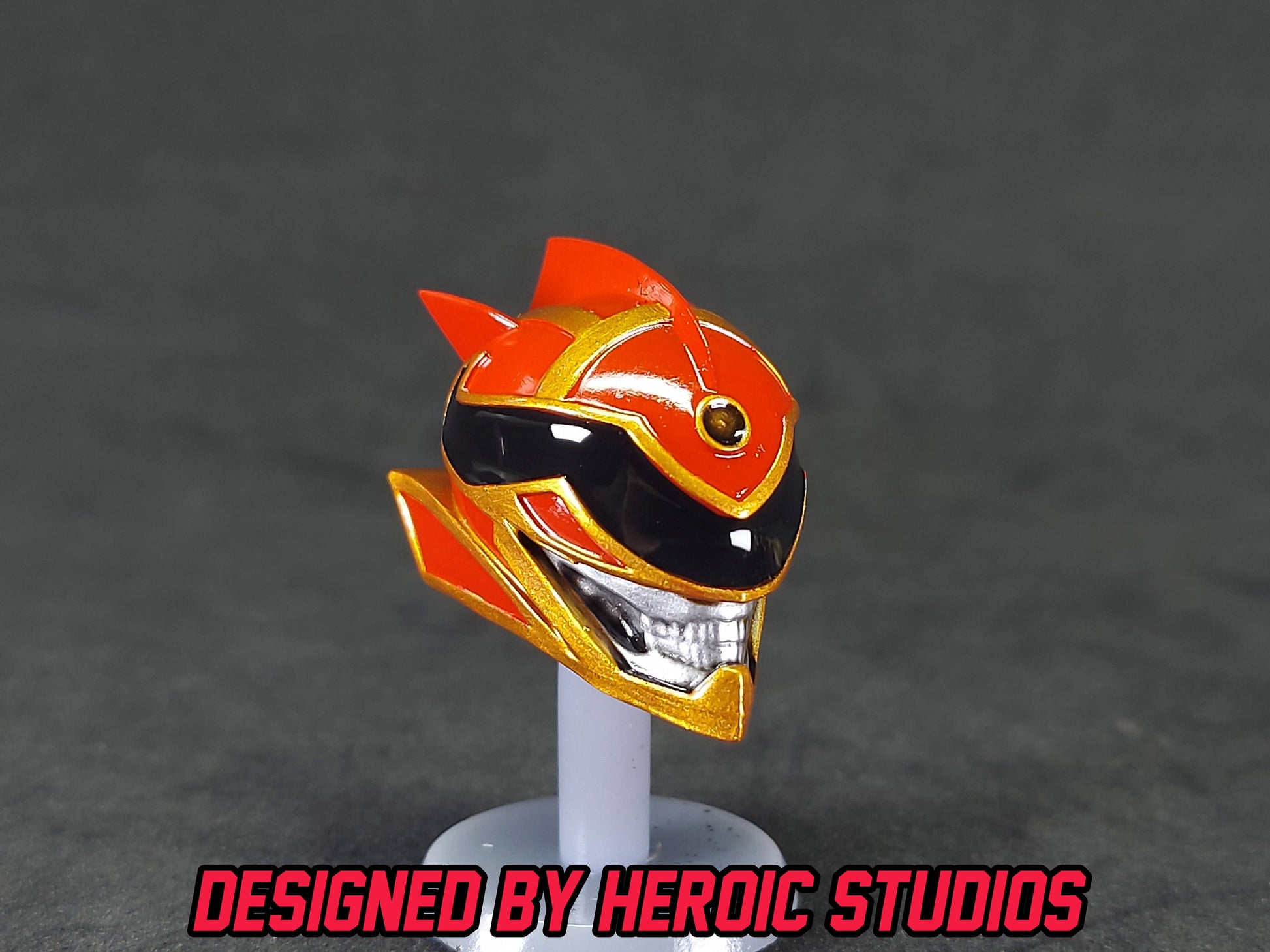 Boom Comics Power Rangers - Lightning Collection Red Death Ranger Painted Helmet | Created by Heroic Studios