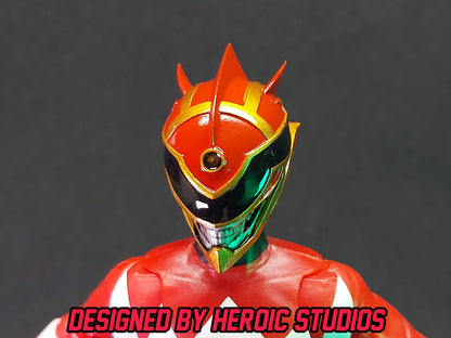 Boom Comics Power Rangers - Lightning Collection Red Death Ranger Painted Helmet | Created by Heroic Studios