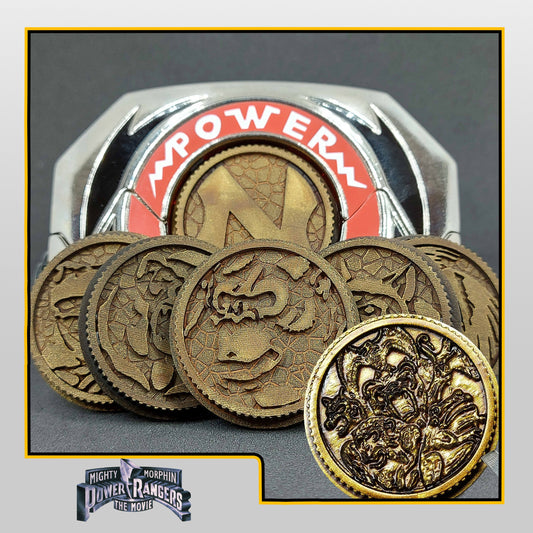 Power Rangers Ninjetti - MMPR Movie Power Coins [Legacy Morpher - Lightning Collection Morpher - Classic 1993 Morpher]