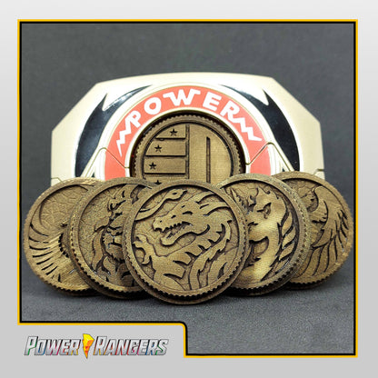 Power Rangers Thunderzords - Gosei Sentai Dairanger Power Coins [Legacy Morpher - Lightning Collection Morpher - Classic 1993 Morpher]