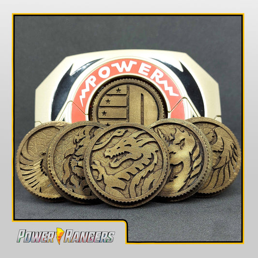 Power Rangers Thunderzords - Gosei Sentai Dairanger Power Coins [Legacy Morpher - Lightning Collection Morpher - Classic 1993 Morpher]